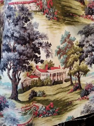 A Large Panel of Vintage Bark Cloth / Plantation and Town & Country 2