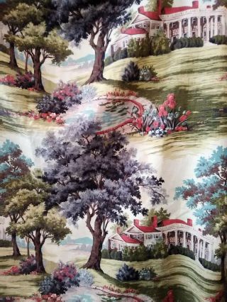 A Large Panel of Vintage Bark Cloth / Plantation and Town & Country 5