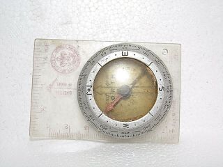 Silva System Vintage Boy Scouts Of America Bsa Map To Field Compass Ruler