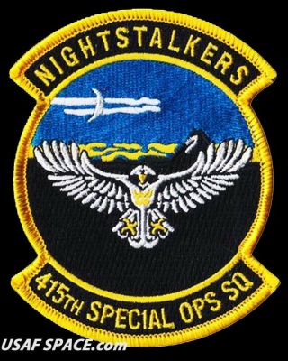 Usaf 415th Special Operations Squadron - Mc - 130j Commando Ii - Vel Patch