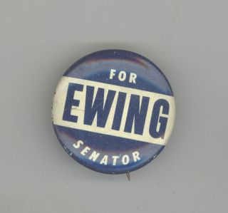 1952 Bayard Ewing Us Senate Senator Political Pinback Pin Button Rhode Island Ri