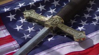 Martinist Or Masonic Heavy Handle For Sword Papus Design Poignée épée Martinisme