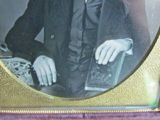 victorian gentleman holding a book daguerreotype photograph 3