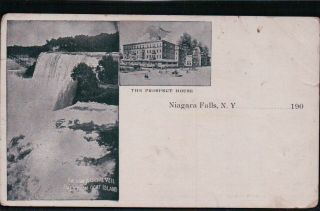 American Fall,  Bridal Veil,  Niagara Falls,  Ny Vintage Udb Private Mailing Card