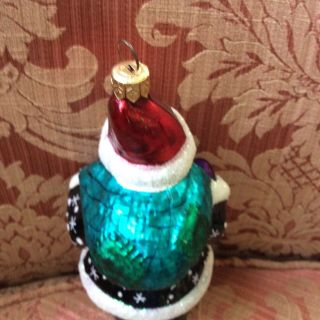 Christopher Radko Santa Claus Glass Christmas Ornament Poland 4