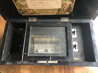 Jules Cudent Antique Cylinder Music Box 5