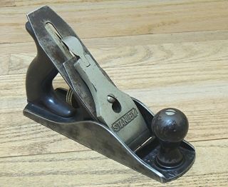 Type 16 1933 - 1941 Stanley Bailey No.  4 Smooth Plane - Vintage Hand Tool - U.  S.  A.