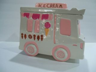 Department 56 Ice Cream Truck Cookie Jar.  Large.  Rare.