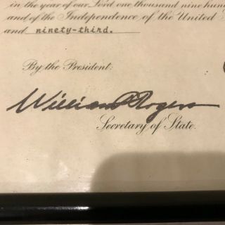 President Richard Nixon Signed Appointment Document 5
