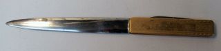 1930 ' s REMINGTON UMC KNIFE & combo letter opener advertising DIAMOND DRILLING 4