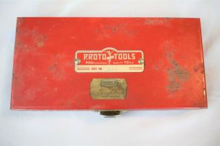 Vintage Proto Tools Empty Tool Box No.  4795 Flying Lady Emblem