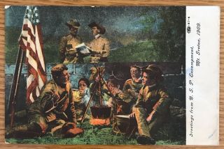 Mount Gretna Pennsylvania Greetings From N.  G.  P.  Encampment 1909 Postcard 30