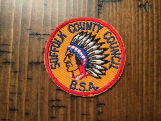 Suffolk County Council Old 2” Cp Boy Scout Patch