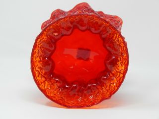 Orange Red Votive Ruby Lava Volcano Candle Holder 4 