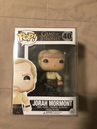 Funko Pop Game Of Thrones 40 Jorah Mormont Vinyl Figure Arya Hbo