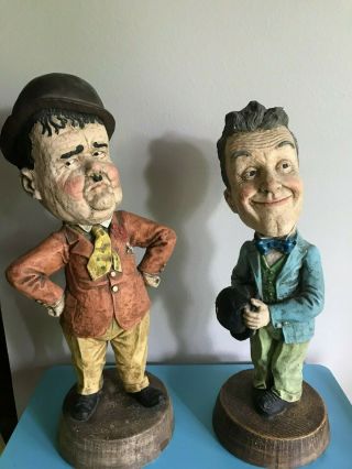 Prelude Creations Laurel And Hardy Statues 1968 (rare)