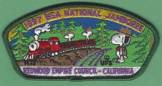 Redwood Empire Council 41 1997 National Jamboree Boy Scout Csp Patch Green