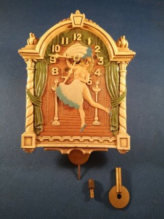 Sally Rand Pendulette Novelty Clock From 1933 Chicago Worlds Fair