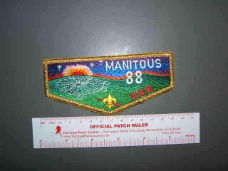 Boy Scout Oa 88 Manitous First Flap 9932u