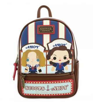 Sdcc 2019 Loungefly X Stranger Things Season 3 - Scoops Ahoy Mini Backpack