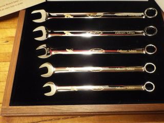 Snap On Tools 70th Anniversary Commemorative gold Wrench Set LN 3