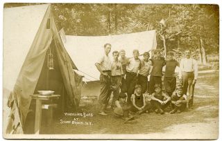 Rppc Ny Woodcliffe Boys At Stony Brook Camp Li Long Island Suffolk County