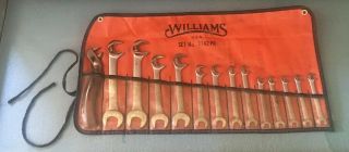 Vintage Williams Ignition Wrench Set W/case.  1142pr.  Usa.