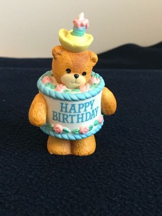 Lucy And Me Birthday Cake Bear Lucy Rigg Enesco 1994
