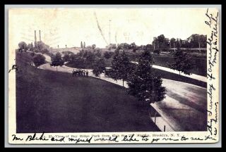 Scarce Brooklyn York Bay Ridge Park I Railroad Station,  65th,  Postcard,  1906