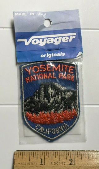 Nip Vintage Yosemite National Park California Rock Dome Voyager Patch Badge