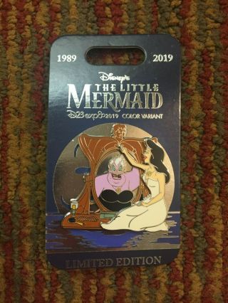 Disney D23 Expo 2019 Little Mermaid Ursula & Vanessa Pin