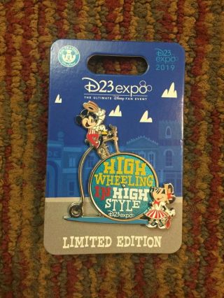Disney D23 Expo 2019 Dapper Mickey & Minnie Mouse Pin