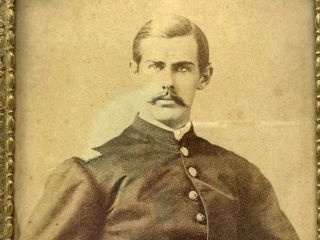 Antique Photo,  Alfred Foster Walcott (1840 - 1906),  Capt Mass.  Infantry Civil War 2