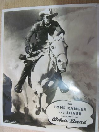 The Lone Ranger& Silver,  For Weber 