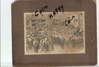 African America Gathering Preaching Nashville Tenn Ca 1920 5.  5 " X 7 " Rare L@@k