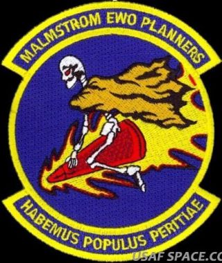 Usaf 341st Missile Wing – Uh - 1 Malmstrom Dod Emergency War Order Planning Patch