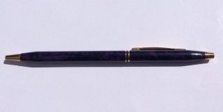 Cross Ballpoint Pen Century Purple & Gold Ballpoint Pen 6512 Very Rare