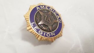 Vintage US American Legion Pin Marked Pat LGB Co Pat Dec 9 1919 2
