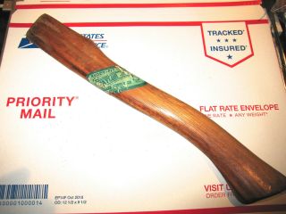 Vintage Very Good Quality Taylor Reddy - Fit Hickory Hatchet Handle 12 1/4 "