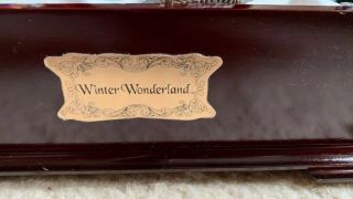 Mr Christmas - Gold Label Winter Wonderland Music Box In 6