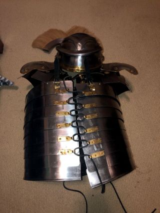 Spartan Full Suit Of Armour Halloween Wearable Costume Reenactment With Sandals