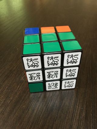 Merrill Lynch Rubiks Cube Bull Logo Advertising Collectible