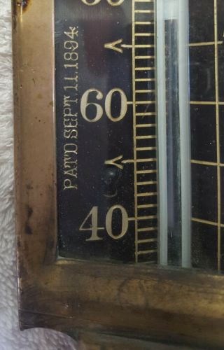 Hohmann & Maurer Tycos boiler steam thermometer solid brass 1884 4