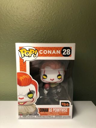 2019 Sdcc Funko Pop Conan As Pennywise It 2 28 Comic Con In Hand