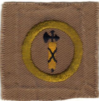 Boy Scout Civics 4 Square Teens Merit Badge (type Aa)