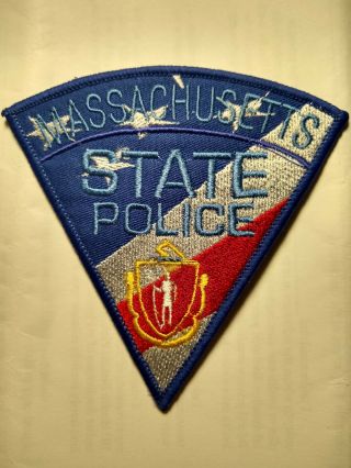 Boston Massachusetts State Msp Flag Federal Police Patch