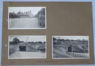 3 X 1938 Photographs Of Cossall Railway Bridge Derbyshire (nr.  Ilkeston)