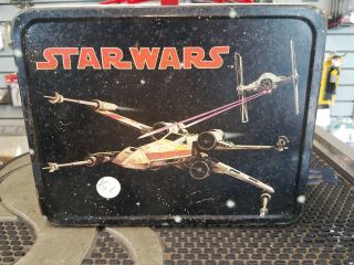 Vintage 1977 Star Wars Metal Lunch Box