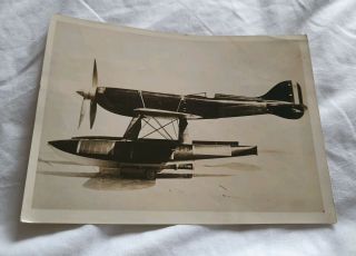 Rare French Keystone Press Photo M.  C.  72 Macchi Italian World Record Plane 1934