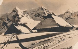 Tatry Zima Na Hali Poland Ski Slope Cabin Vintage Printed Unposted Postcard